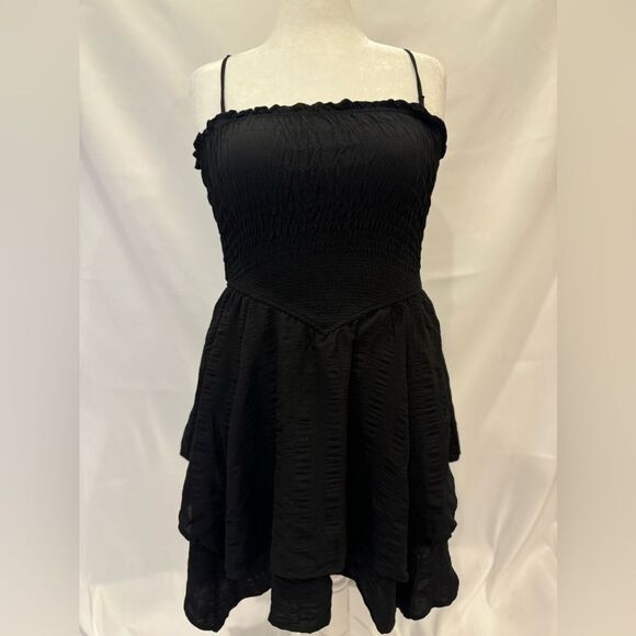 wild fable Dresses & Skirts - Black Dress with Ruched Top